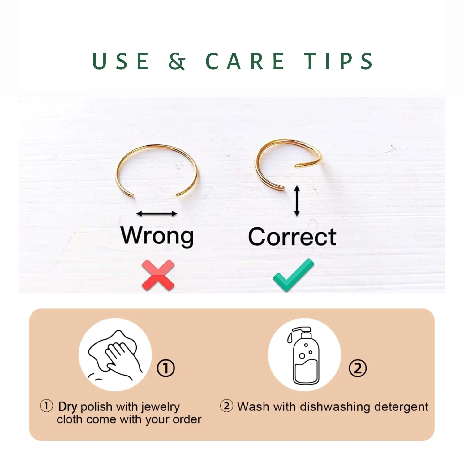 14k Gold Filled 20G Small Thin Nose Ring Hoop for Women, 6mm - 7mm Adjustable Nostril Piercing Jewelry