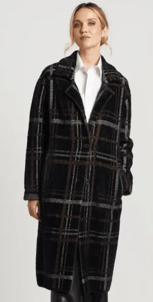 Adroit Women's Sara Single Breasted Knit Coatigan