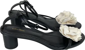 & Other Stories Black Heeled Leather Sandals UK 5 EU 38 