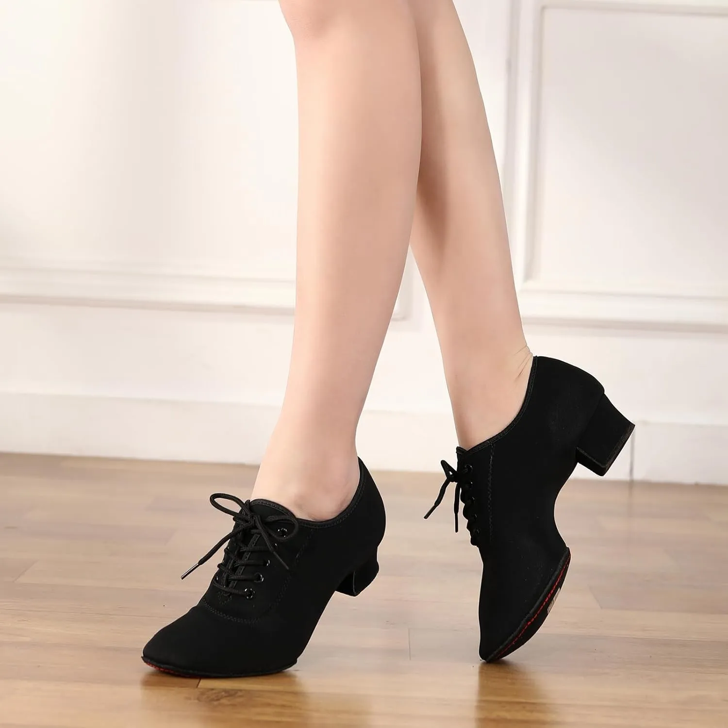 AOQUNFS Women's Latin Dance Shoes Ballroom Salsa Split-Sole Rhythm Teaching Professional Practice Dancing Shoes