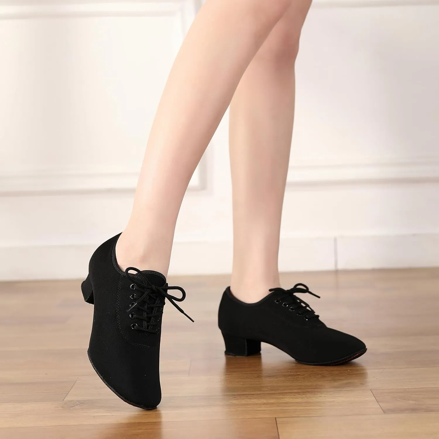 AOQUNFS Women's Latin Dance Shoes Ballroom Salsa Split-Sole Rhythm Teaching Professional Practice Dancing Shoes