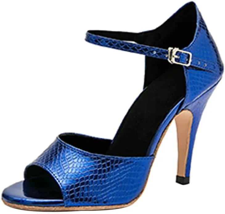 AOQUNFS Women's Latin Dance Shoes Open Toe Ballroom Salsa Tango Dance Performance Shoes