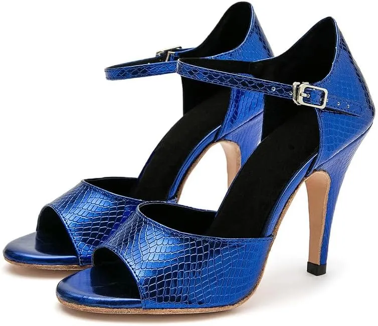AOQUNFS Women's Latin Dance Shoes Open Toe Ballroom Salsa Tango Dance Performance Shoes