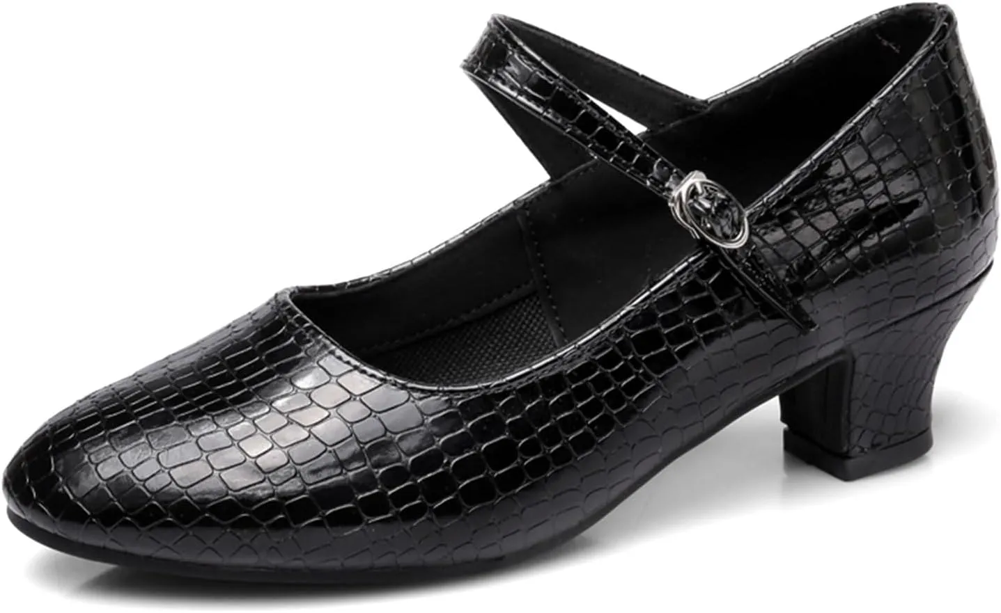 AOQUNFS Women'ss Ballroom Dance Shoes Women's Closed Toe Walts Salsa Latin Dance Shoes,CCZ-813