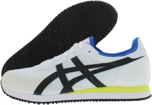 ASICS Tiger Runner Mens Shoes Size 8, Color: Cloud White/Onyx Black/Pearl White