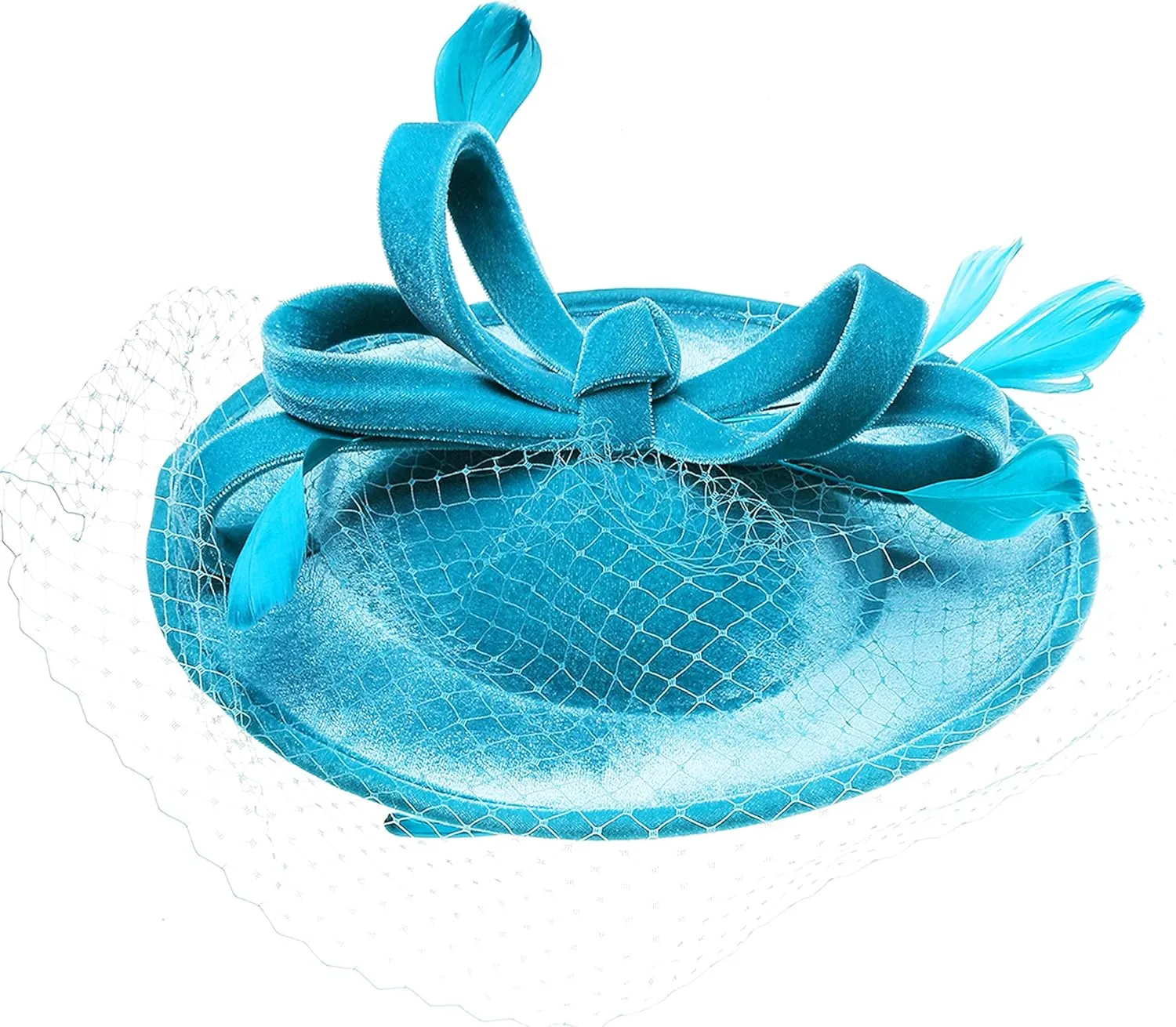 BABEYOND Tea Party Fascinator Kentucky Hat Fascinator Cocktail Pillbox Hat Derby Headband