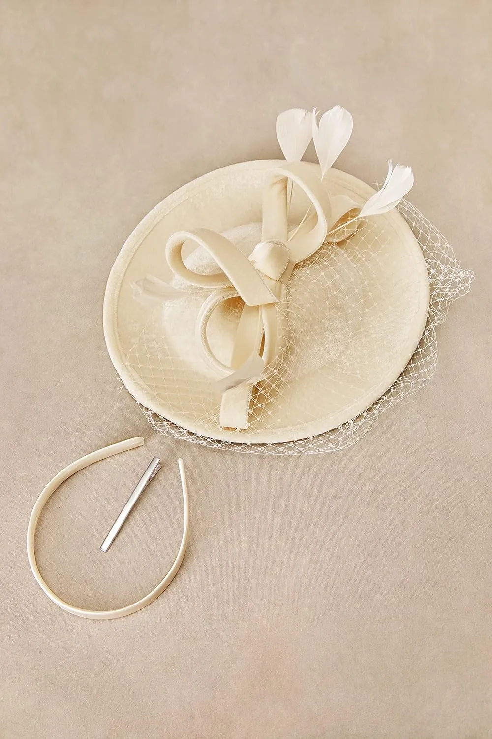 BABEYOND Tea Party Fascinator Kentucky Hat Fascinator Cocktail Pillbox Hat Derby Headband