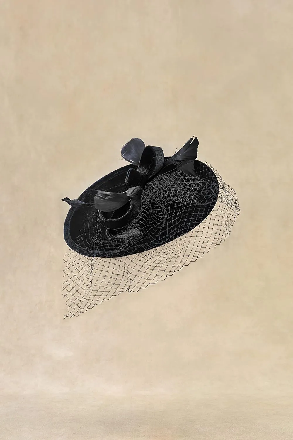 BABEYOND Tea Party Fascinator Kentucky Hat Fascinator Cocktail Pillbox Hat Derby Headband