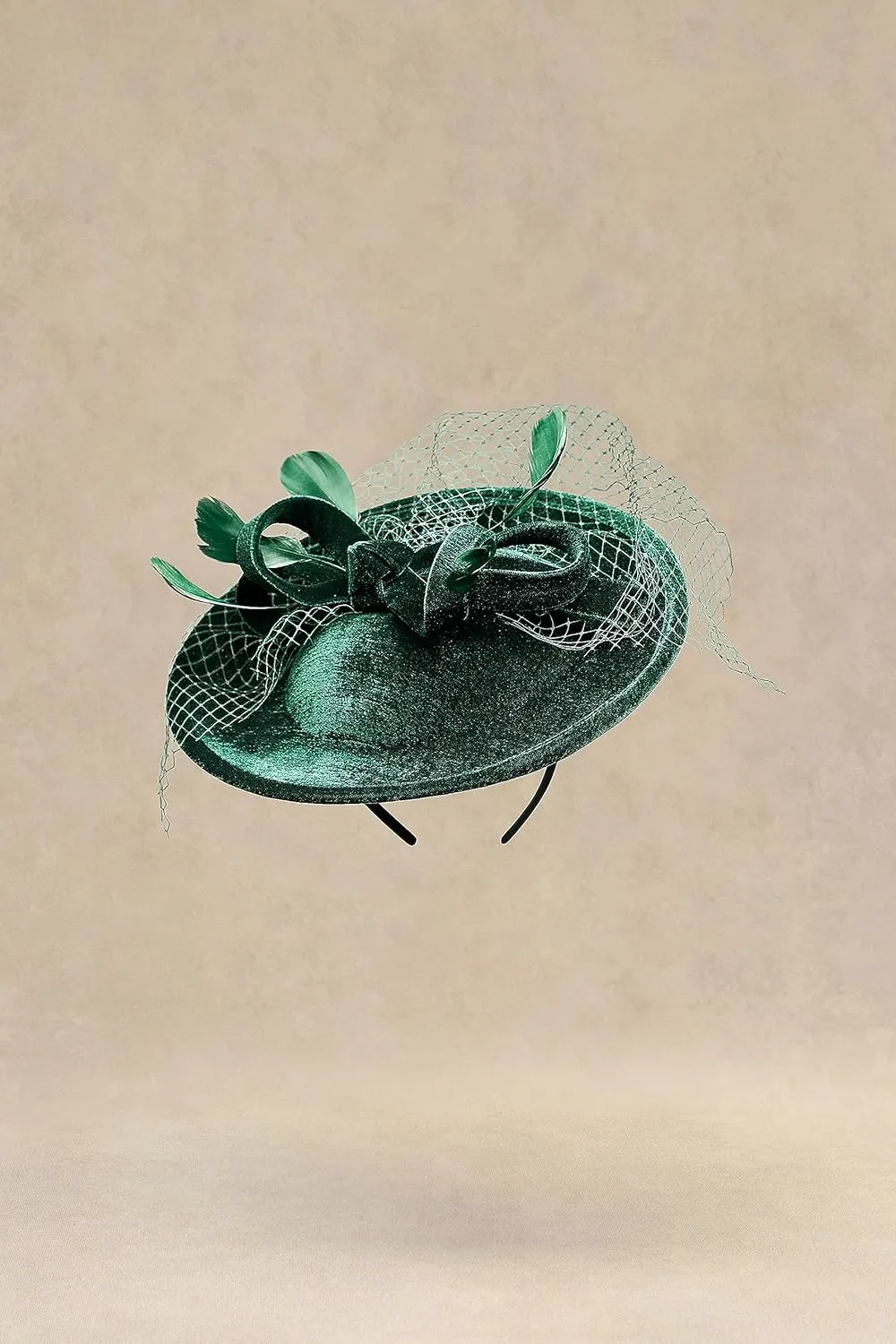 BABEYOND Tea Party Fascinator Kentucky Hat Fascinator Cocktail Pillbox Hat Derby Headband