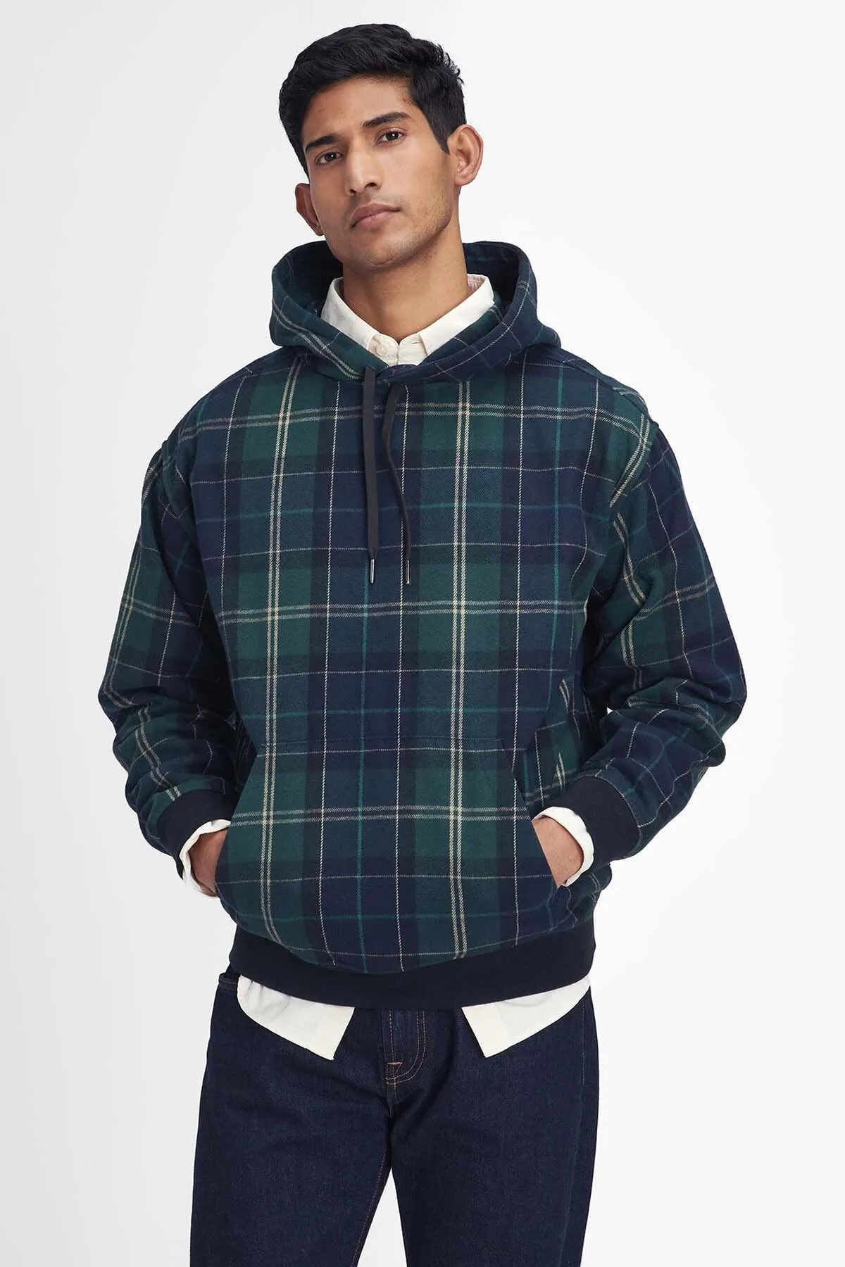 Barbour Brough Tartan Hoodie