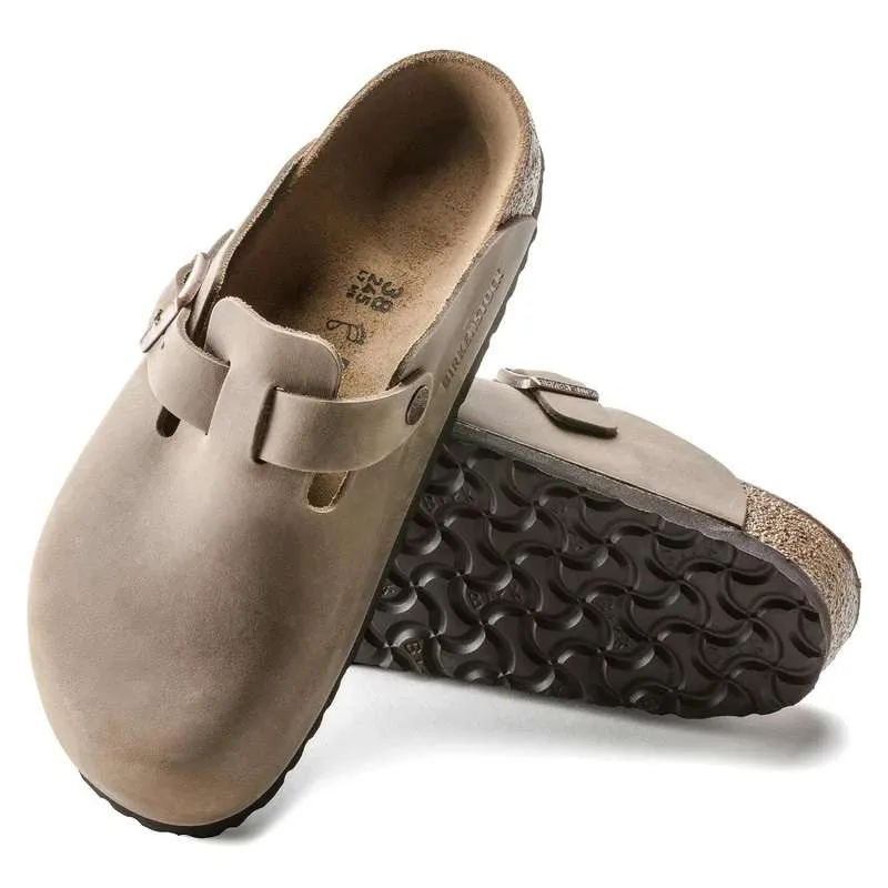 Birkenstock Boston Tabacco Brown Oiled Leather Regular