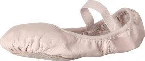 Bloch Women's Dance Belle Full-Sole Leather Ballet Shoe/Slipper, Theatrical Pink, 5.5 B US
