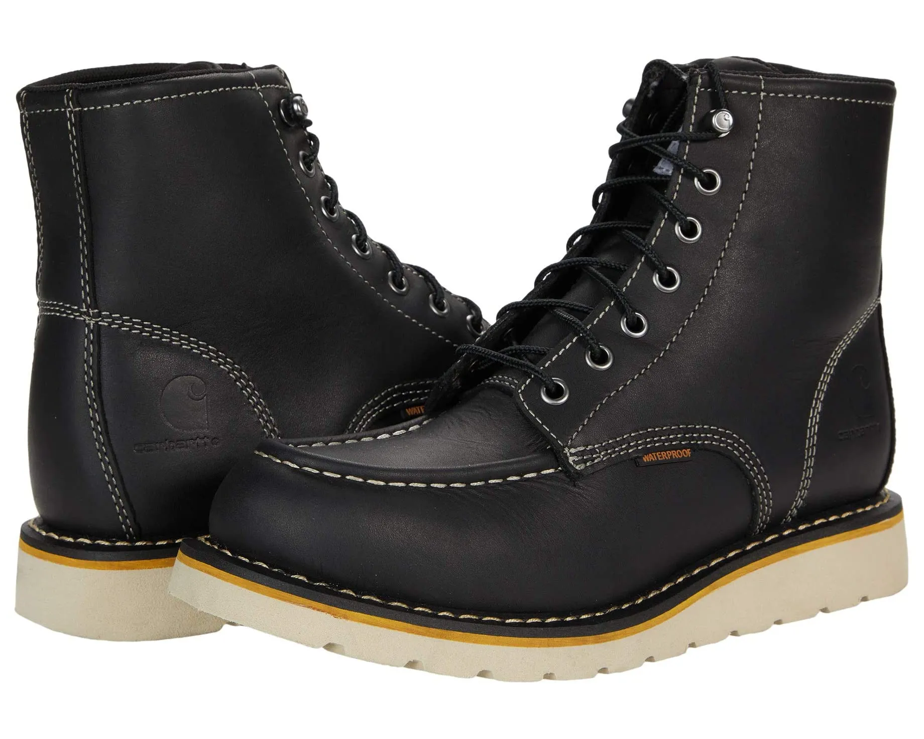 Boots Wedge 6" Waterproof Soft Toe Carhartt, black
