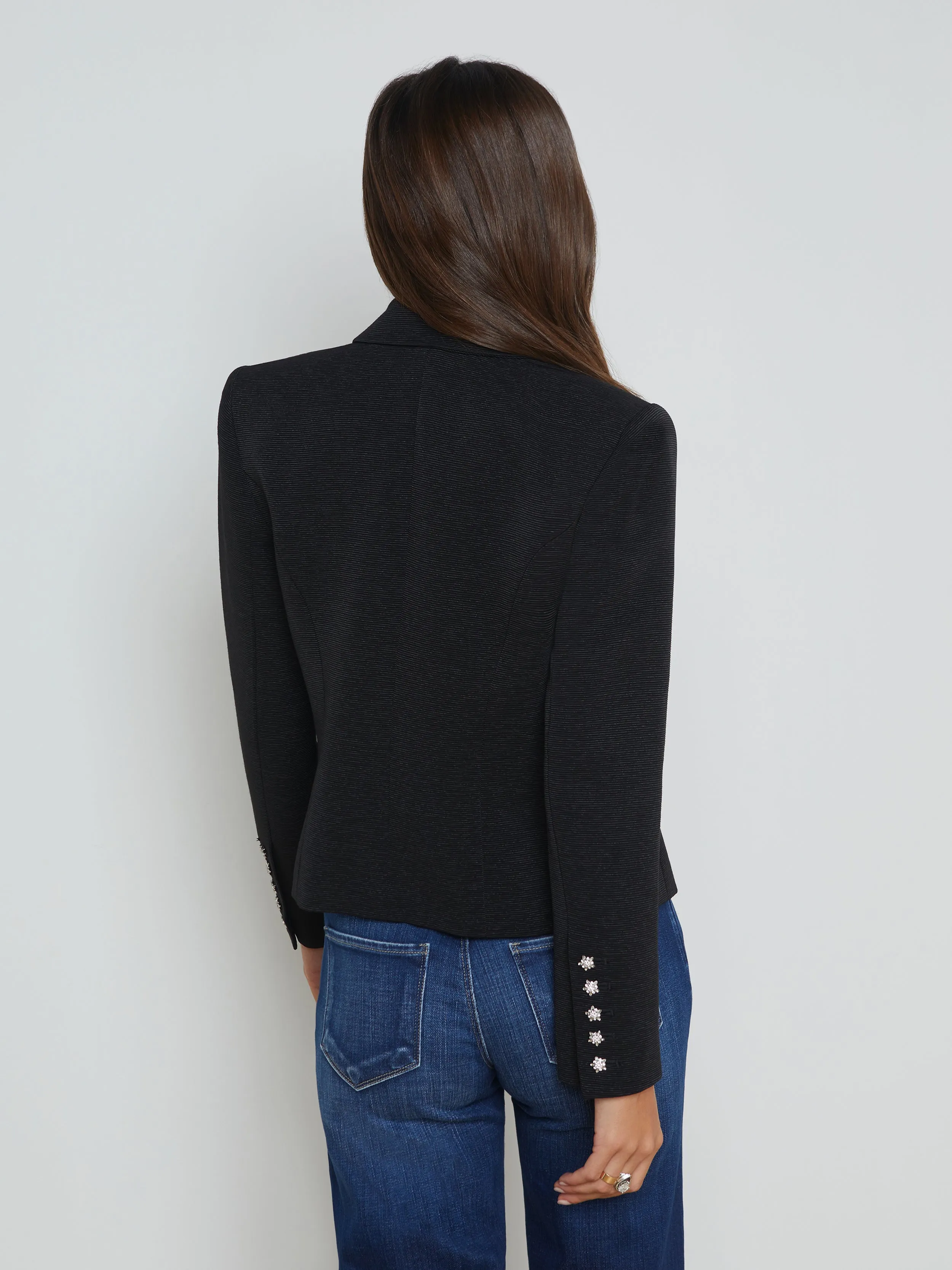 Brooke Open-Front Blazer