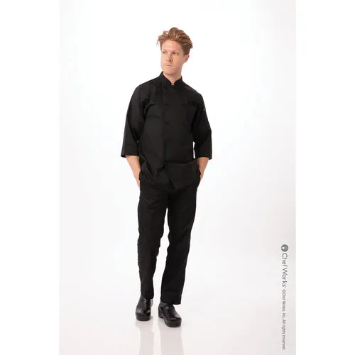 Chef Works JLCLBLK5XL Chef's Coat