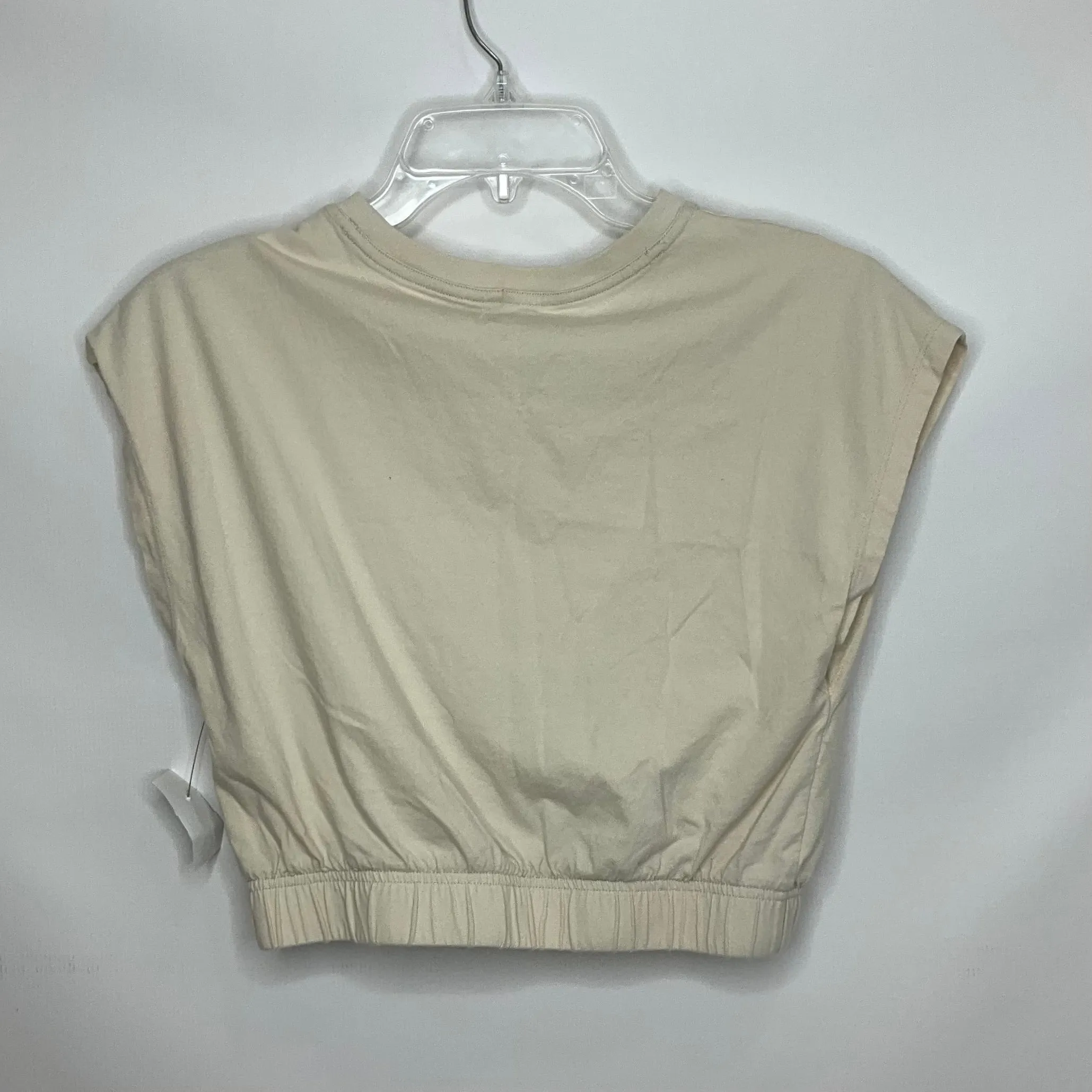 Cream Athletic Top Short Sleeve Dsg Outerwear, Size S