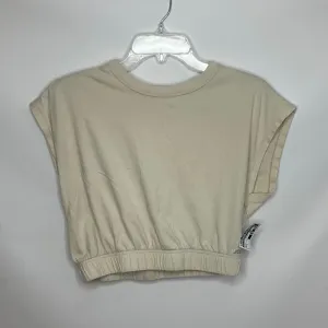 Cream Athletic Top Short Sleeve Dsg Outerwear, Size S