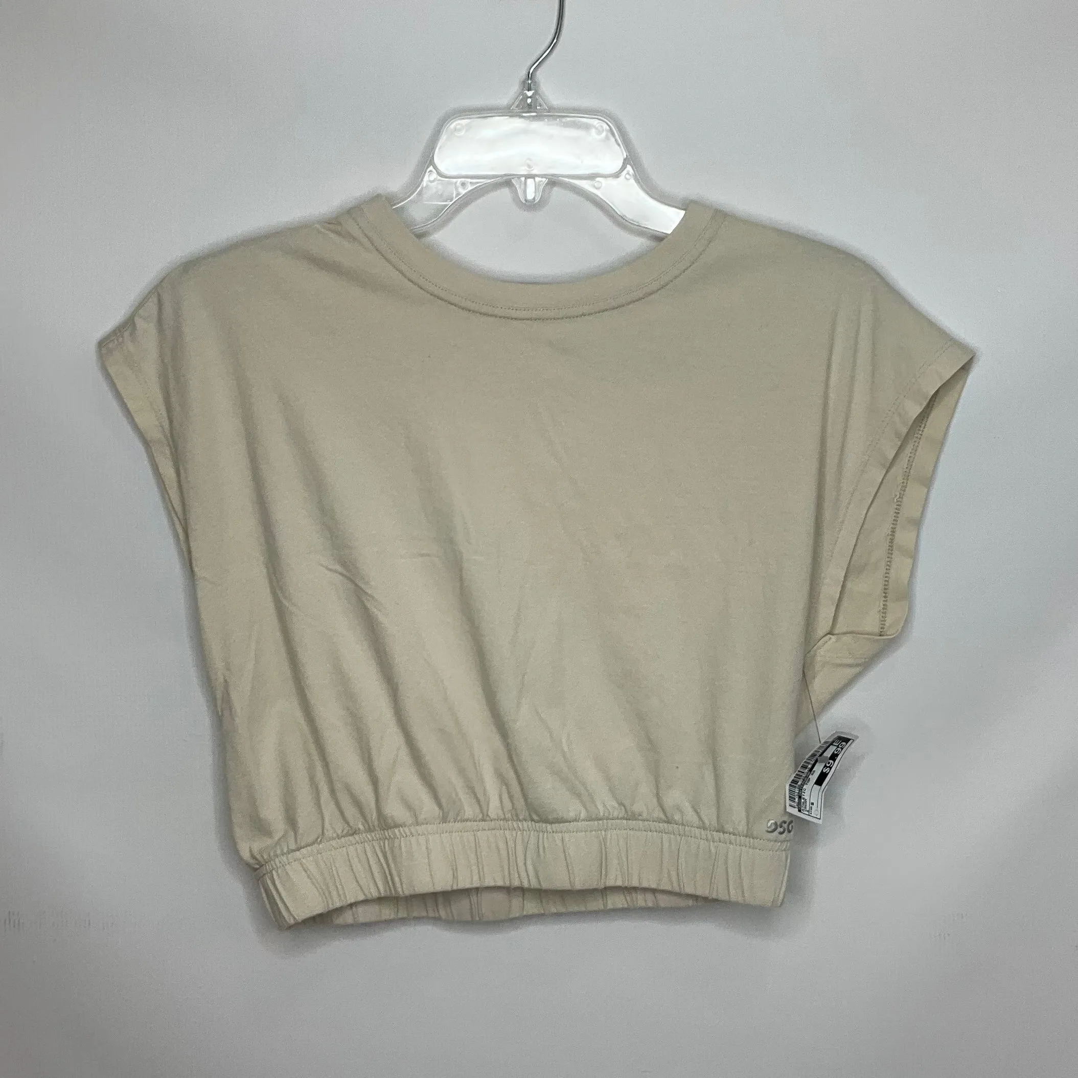 Cream Athletic Top Short Sleeve Dsg Outerwear, Size S