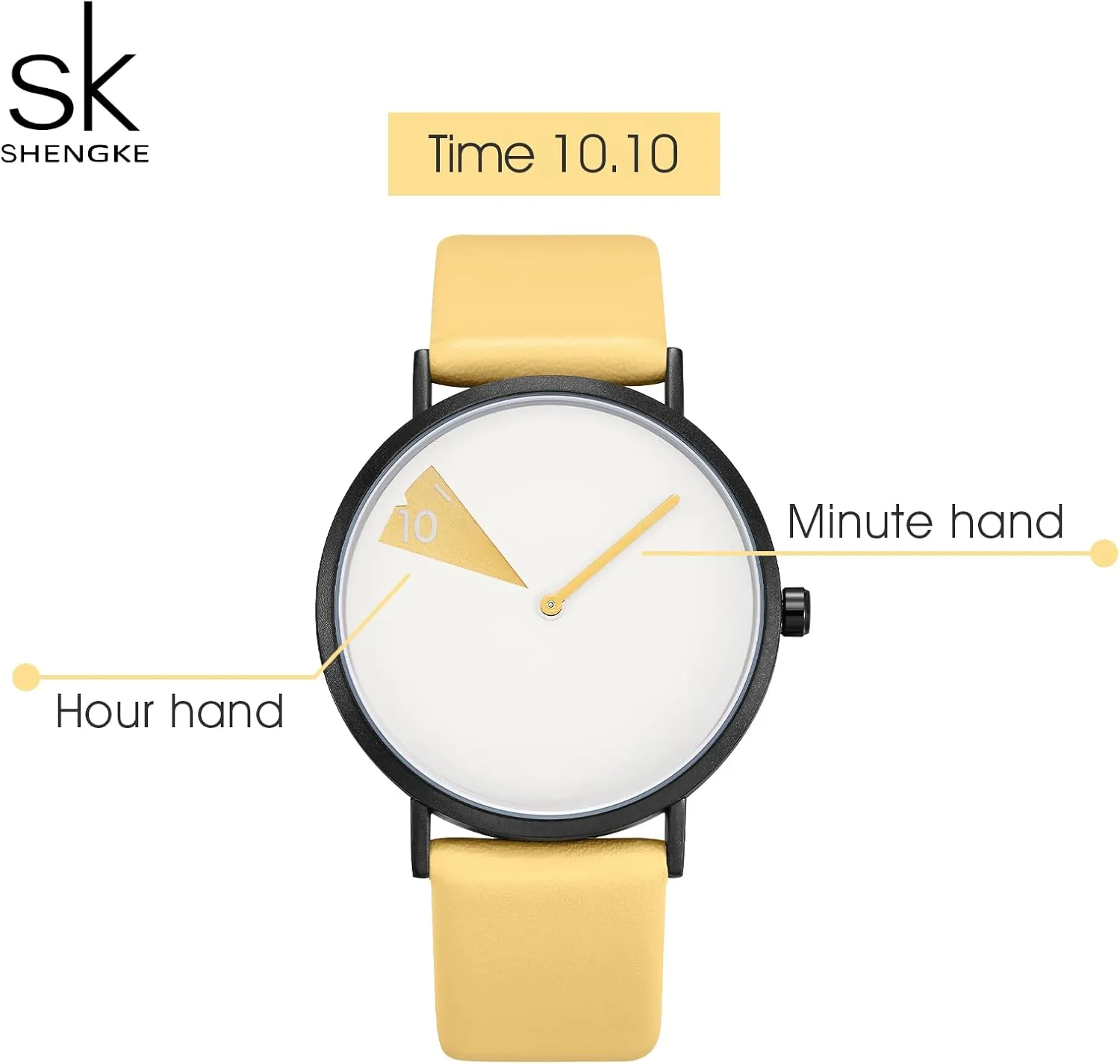 Creative Watch Ultra-Thin Strap Casual Fashion Quartz Minimalist Watch