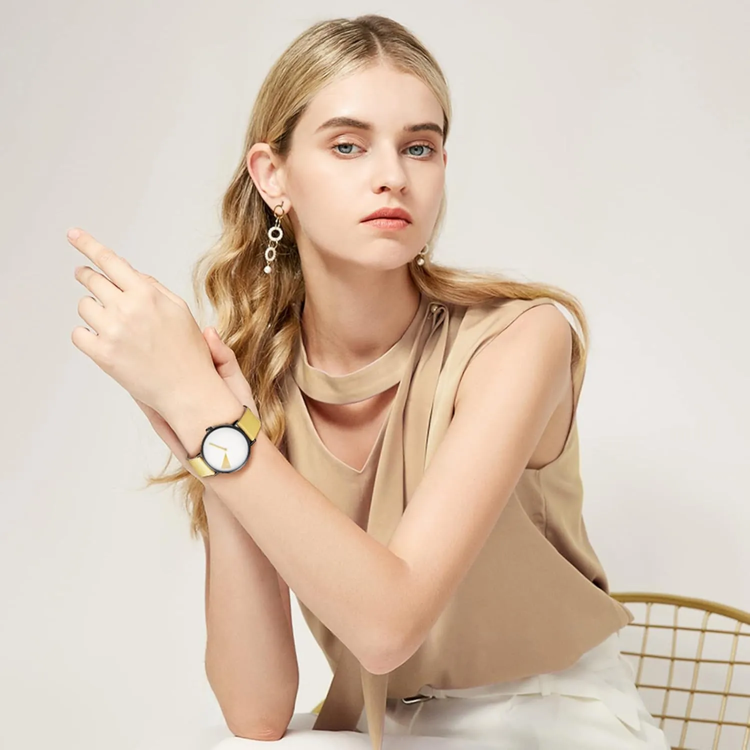 Creative Watch Ultra-Thin Strap Casual Fashion Quartz Minimalist Watch