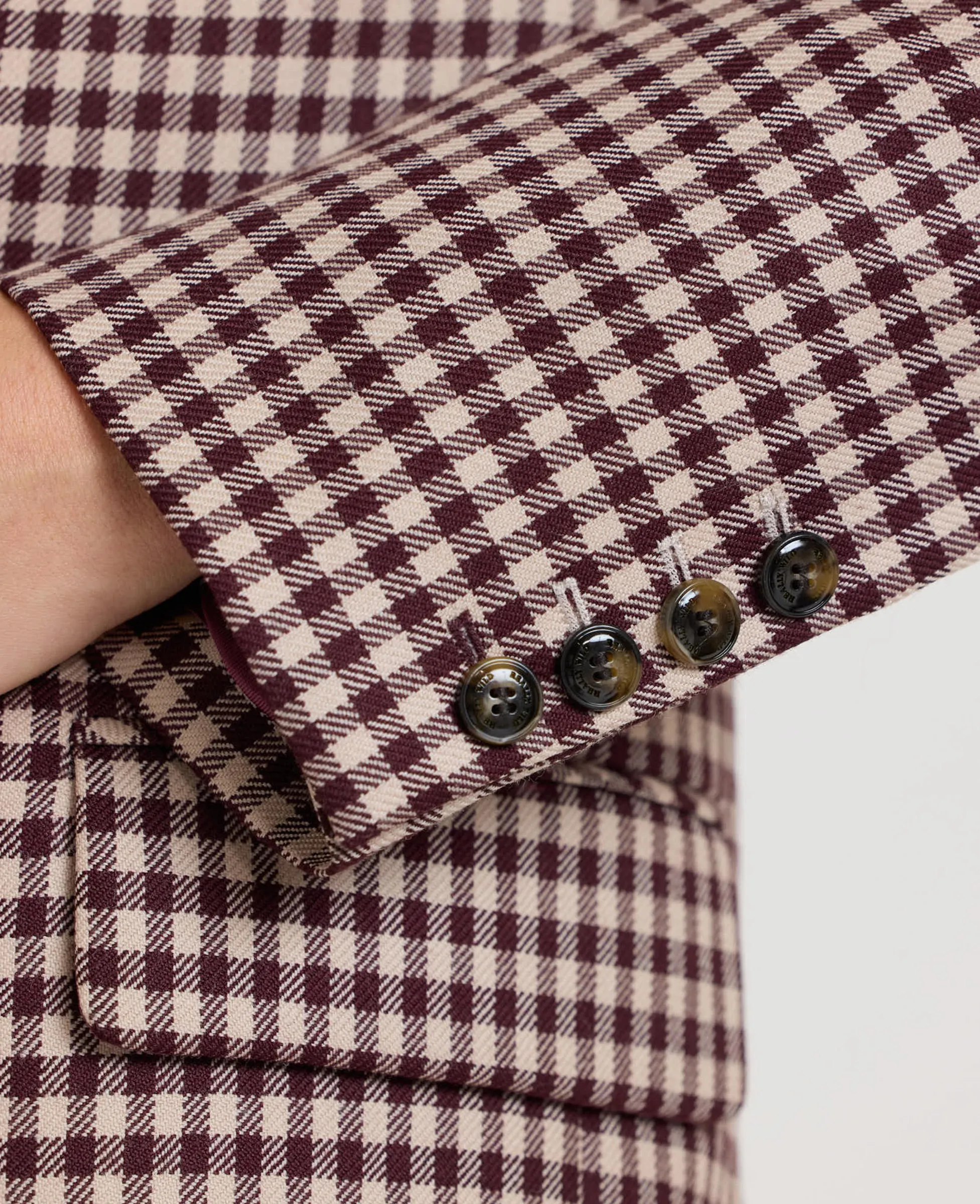 Crofton Single Breasted Check Jacket