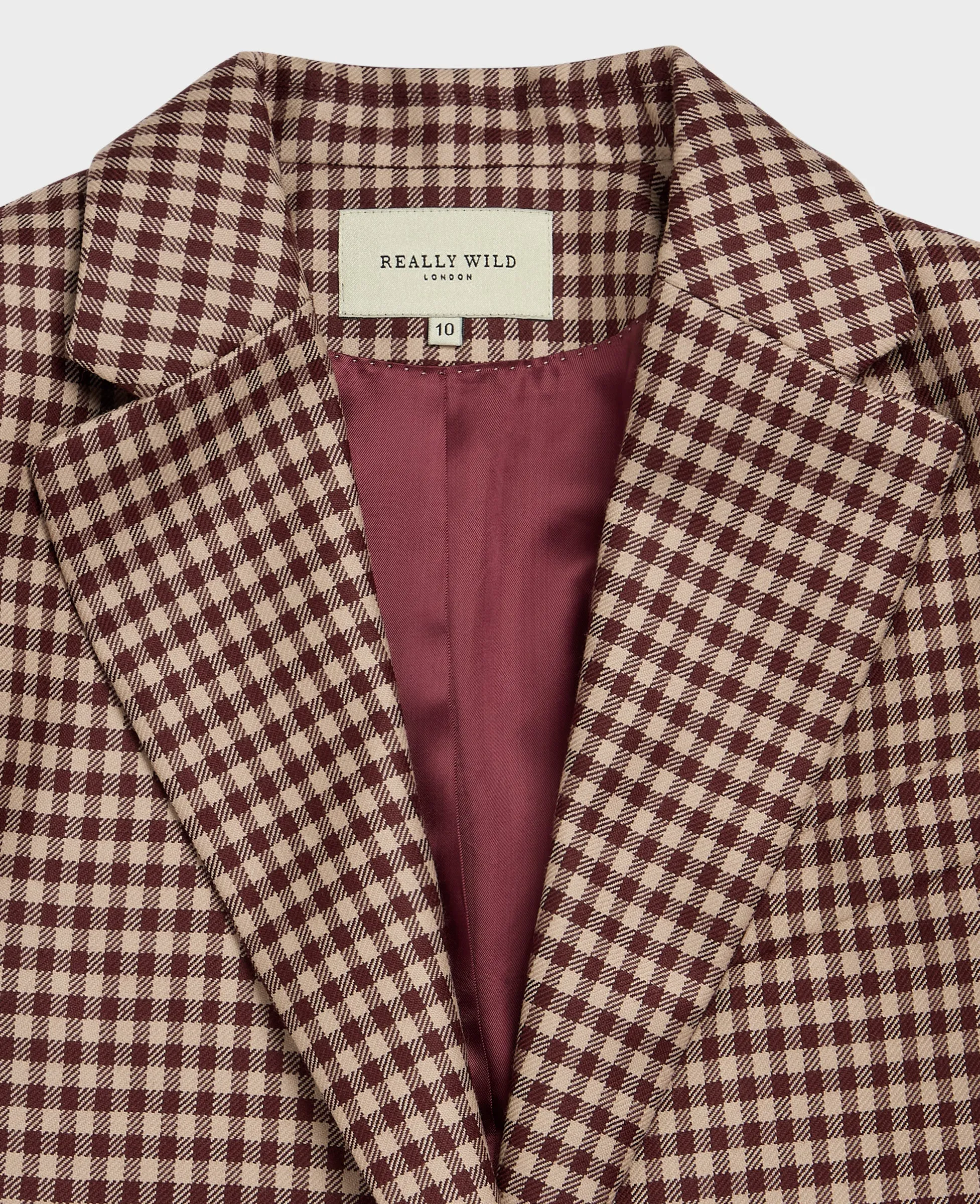 Crofton Single Breasted Check Jacket