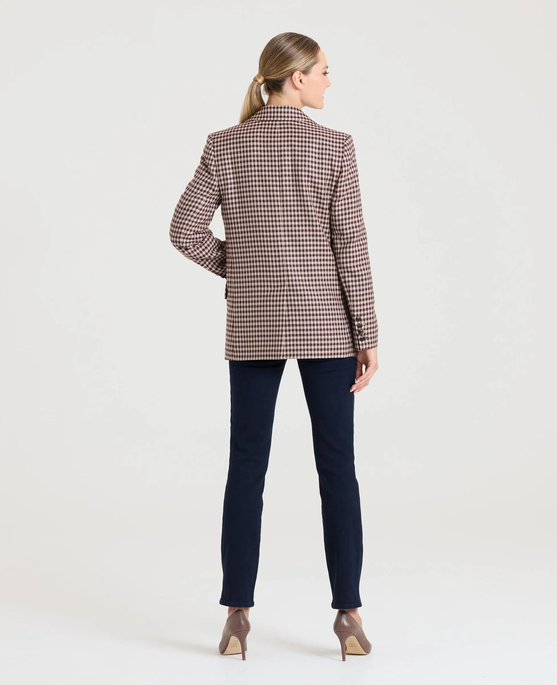 Crofton Single Breasted Check Jacket
