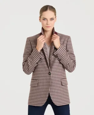 Crofton Single Breasted Check Jacket