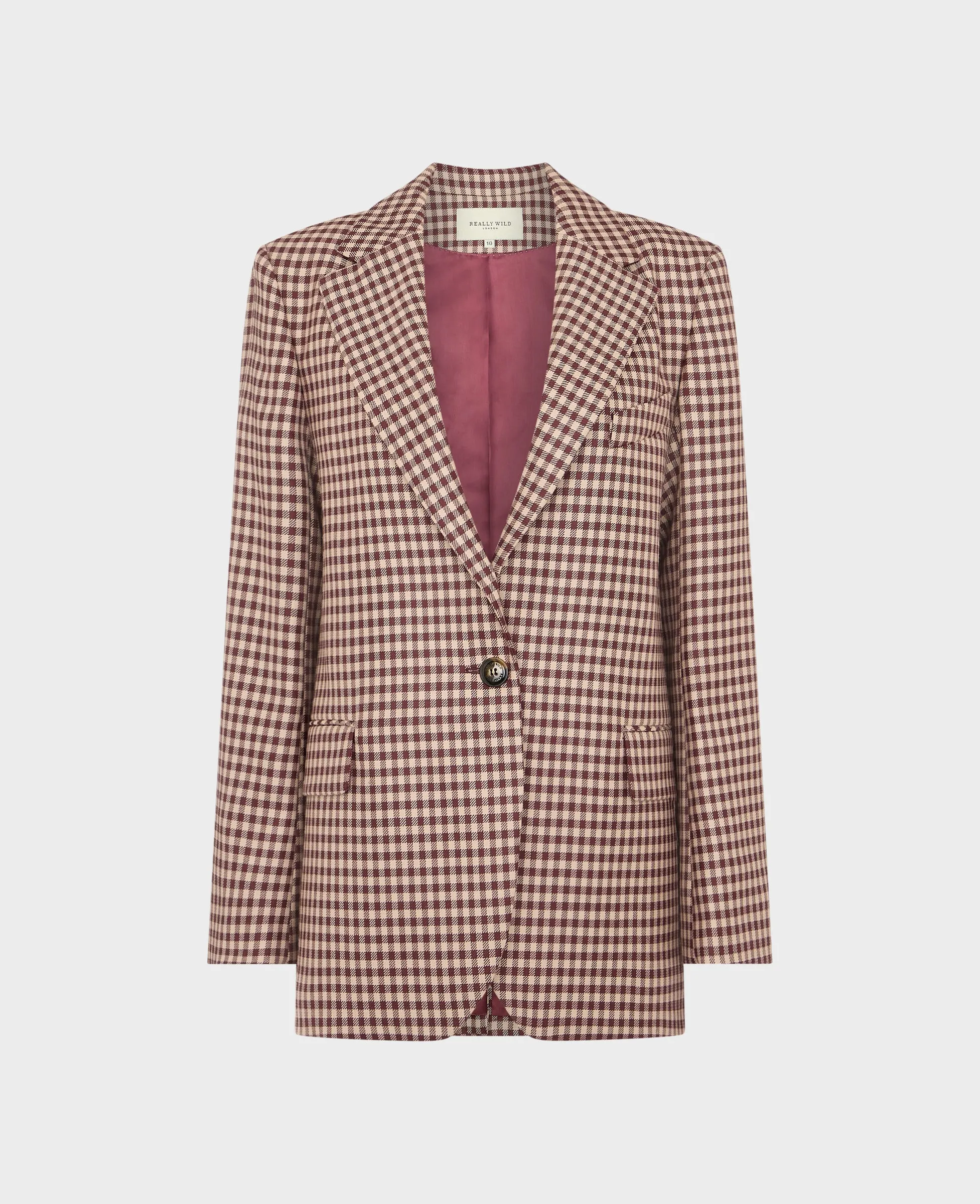 Crofton Single Breasted Check Jacket