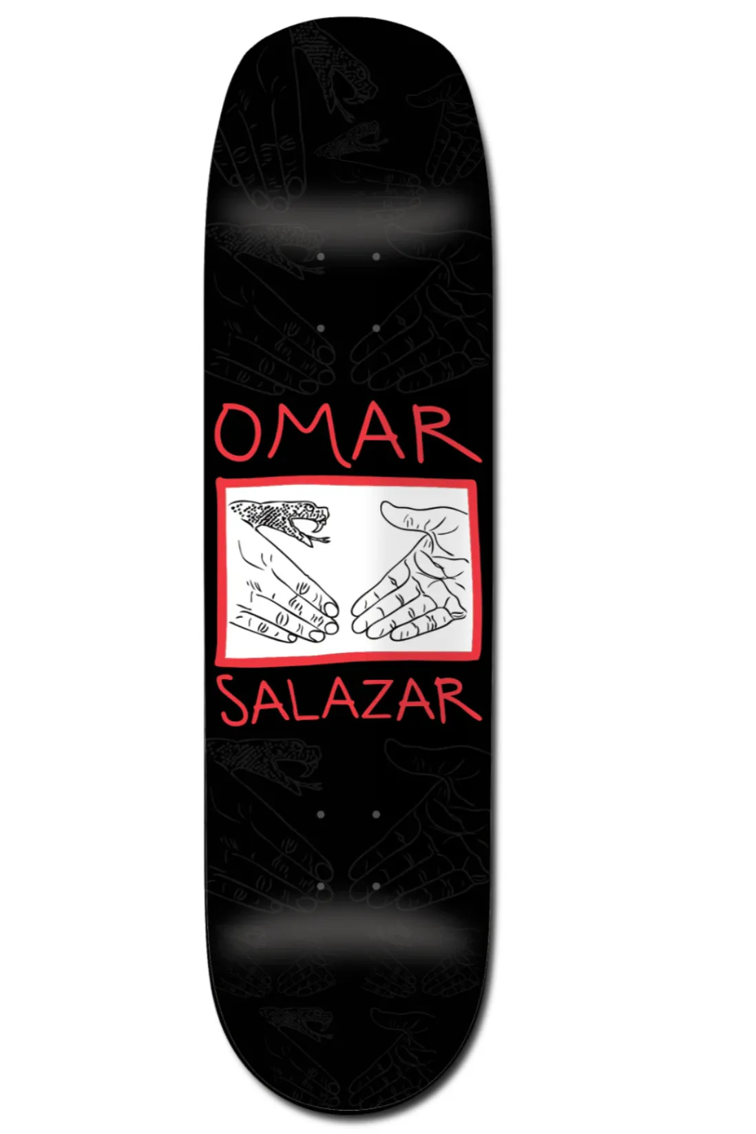 DOOM SAYERS CLUB DECK SNAKE SHAKE OMR 8.4 - BLACK/RED