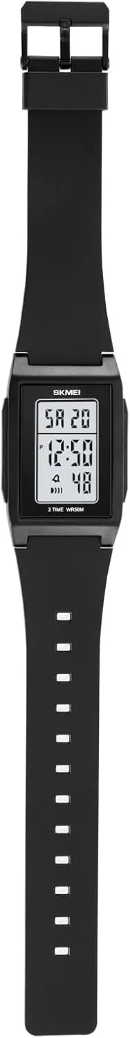 FANMIS Men's Fashion Minimalist Digital Quartz Watches Business Ultra-Thin Wristwatch Military Sports Watch Waterproof for Unisex Casual Outdoor Watch