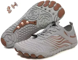 Grounding Shoes with Copper, Grounded Barefoot Footwear for Women Men, Hike Barefoot Footwear Outdoor Waterproof Non-Slip