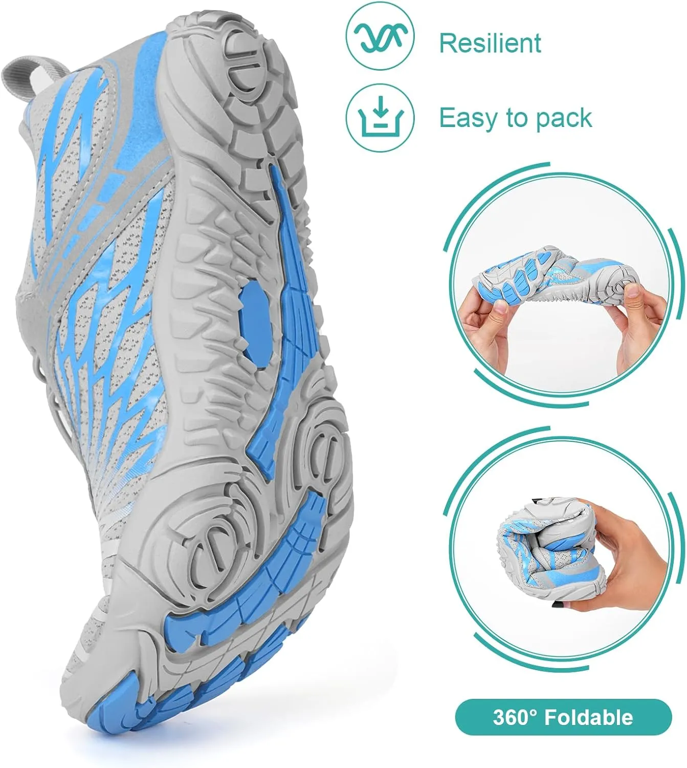 Hike Barefoot Shoes for Autumn Winter, Upgraded Thickened Minimalist Barefoot Shoes Women Men Non-Slip & Wide Toe Zero Drop Athletic Hiking Trail Running Shoe