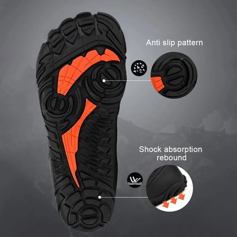 Hike Barefoot Womens Barefoot Shoes Women Minimalist Trail Running Shoes Non-Slip Breathable Wide Toe Shoes Zero Drop Lightweight Hiking Shoes