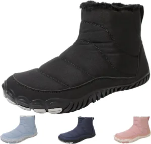 Hike Winter Footwear Barefoot Shoes Women, Winter Barefoot Shoes Wide Toe Box Men, Non-Slip & Waterproof Barefoot Boots Walking