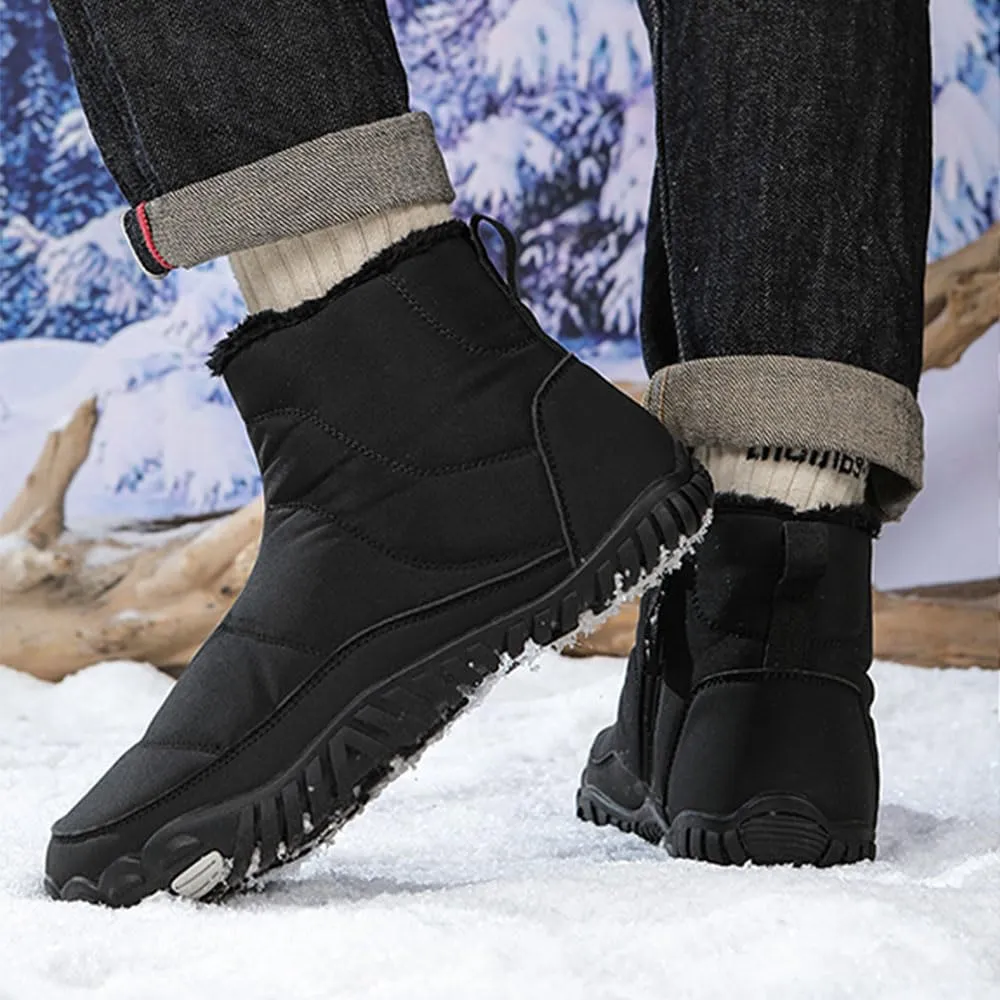 Hike Winter Footwear Barefoot Shoes Women, Winter Barefoot Shoes Wide Toe Box Men, Non-Slip & Waterproof Barefoot Boots Walking