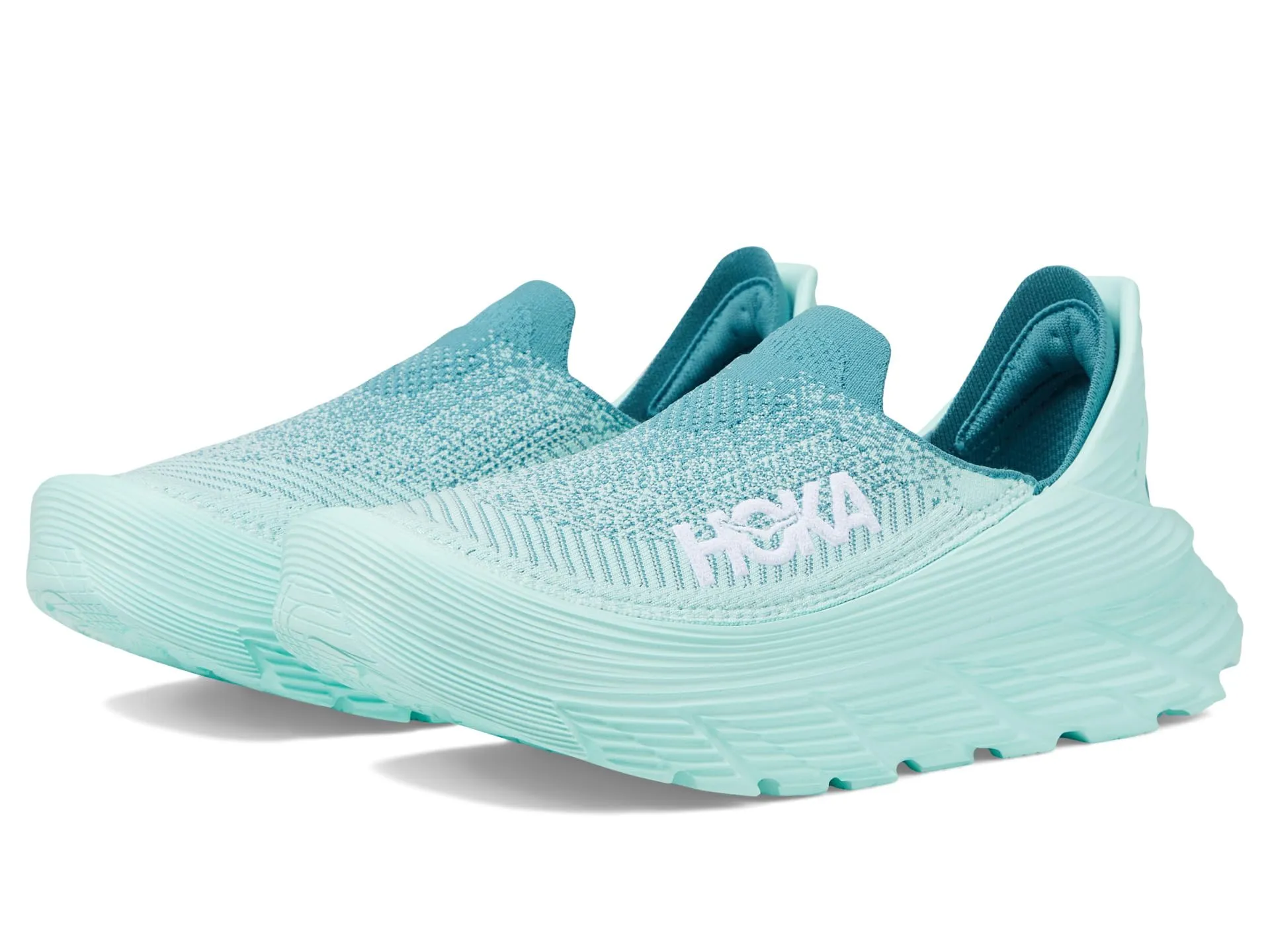 Hoka Restore TC trekking shoes, turquoise