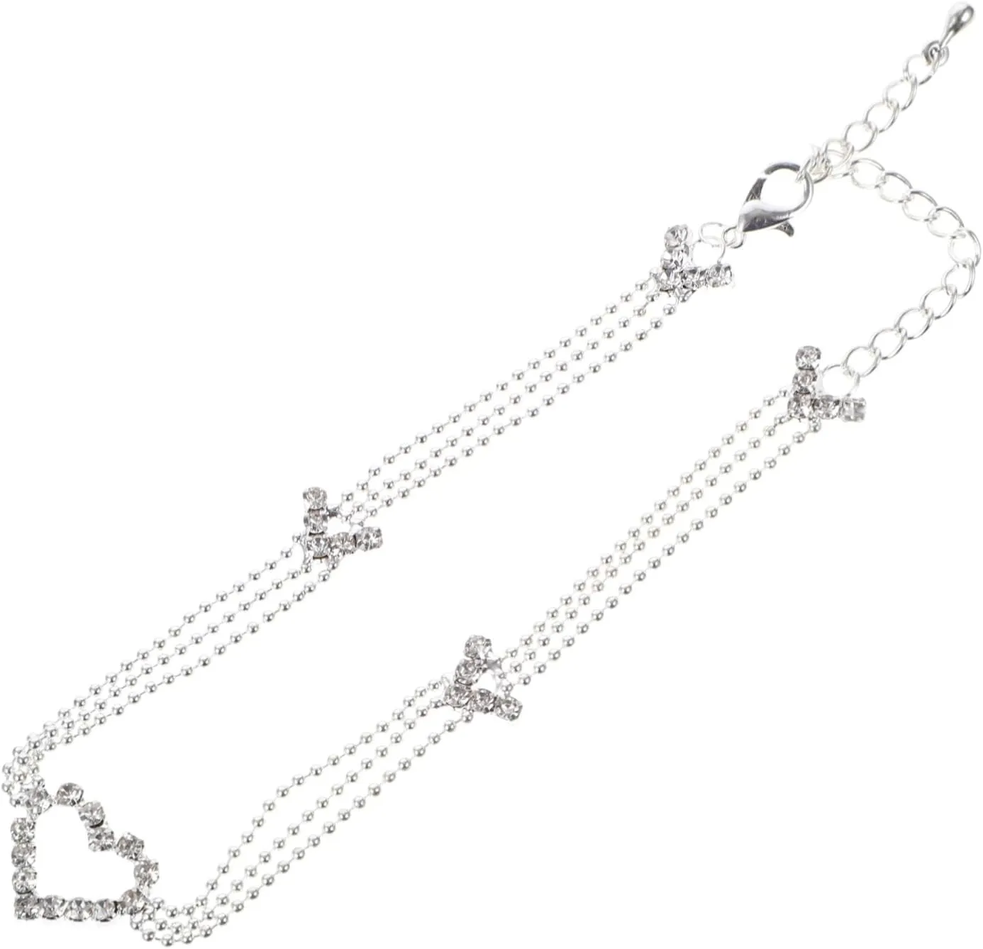 Homoyoyo Name Anklet Anklets Size Layer Chain Bracelet Women Solid Thin for Ankle Bracelet Ankle Bracelets Titanium Anklet Foot Chain Stainless Steel