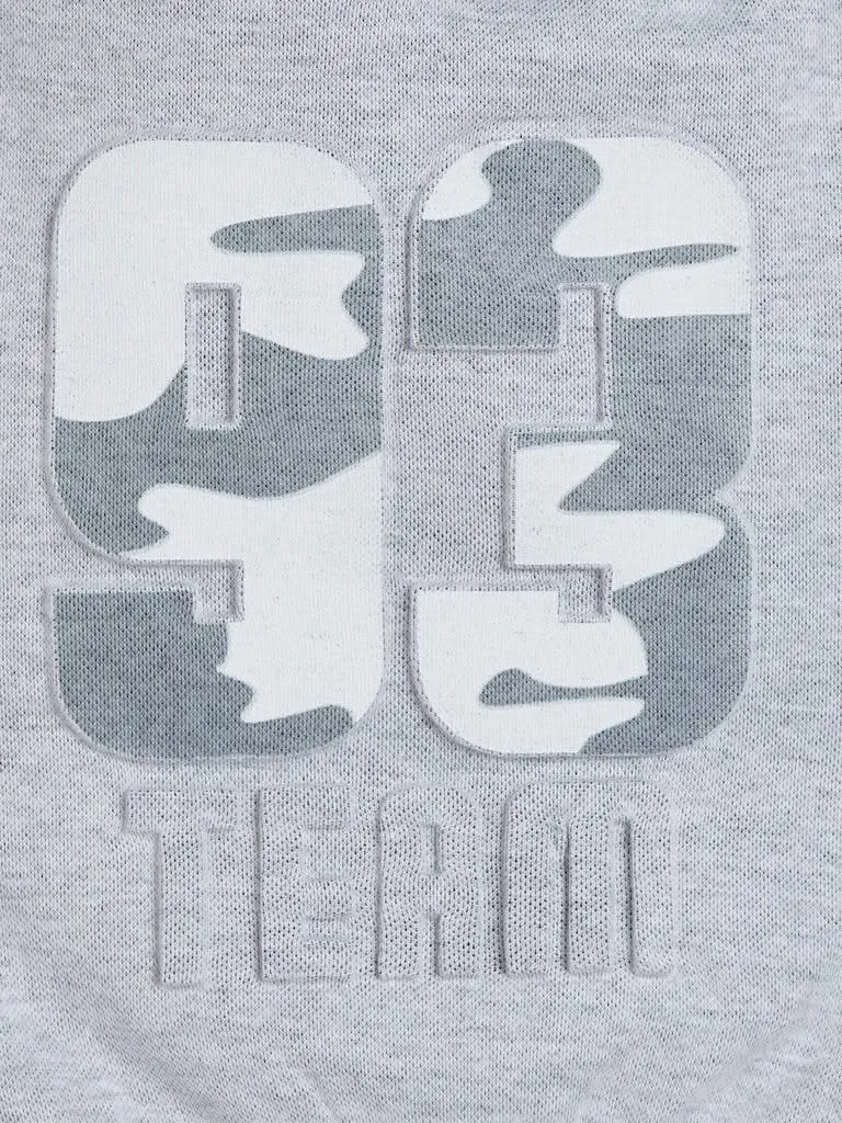 HOP Kids Grey Embossed Design Sweatshirt