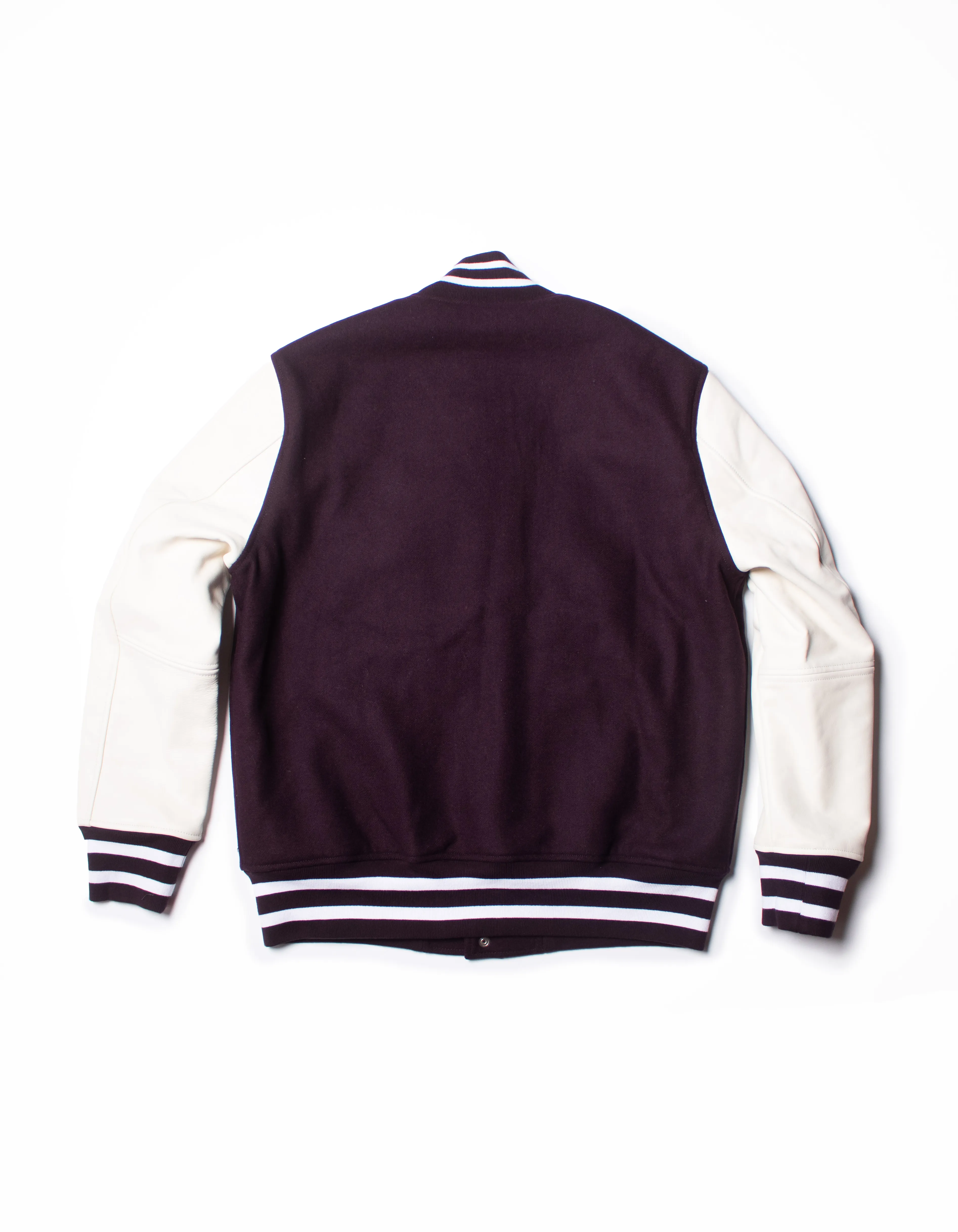 J. PRESS VARSITY JACKET - BURGUNDY