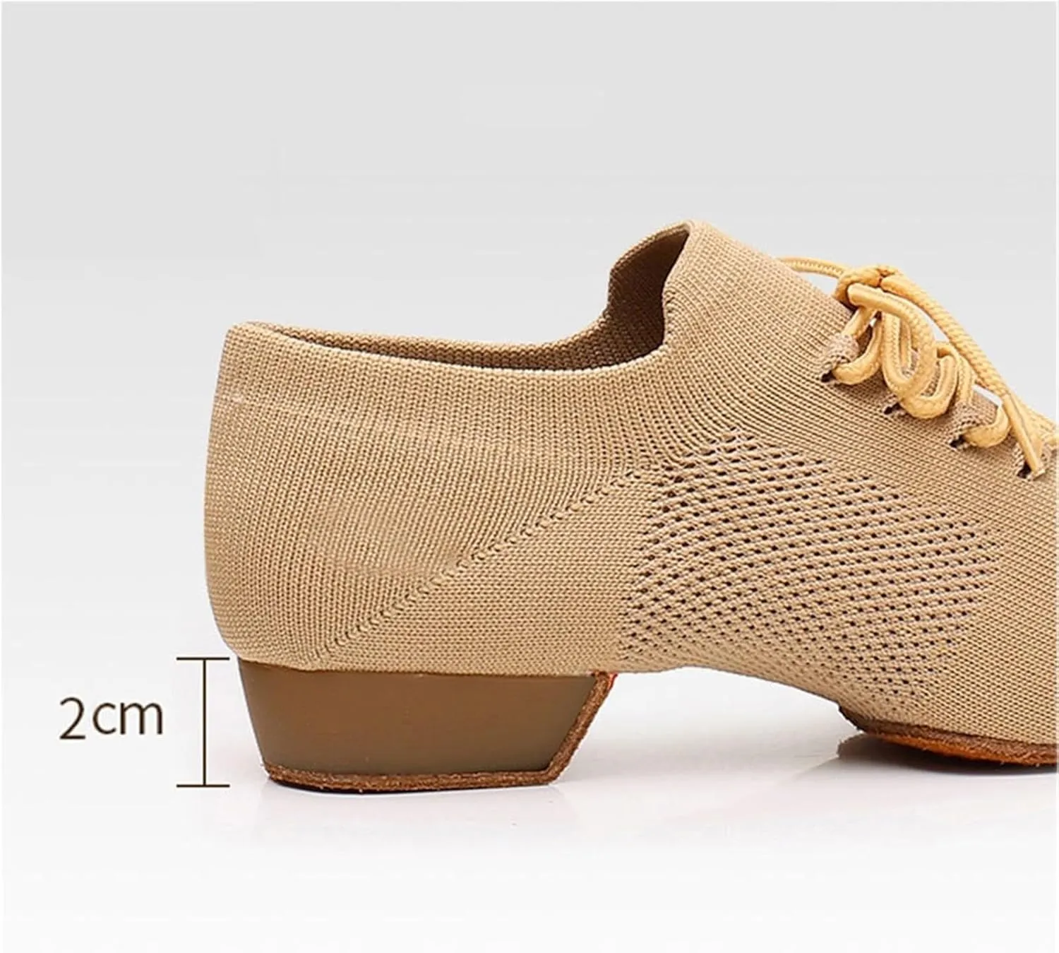 Jazz Dance Shoes Women Line Dancing Shoes Soft Bottom Woman Dance Sneakers Casual Slippers Mesh Knitted Slip-on Female Shoes for Dance Performance(Black1,41)