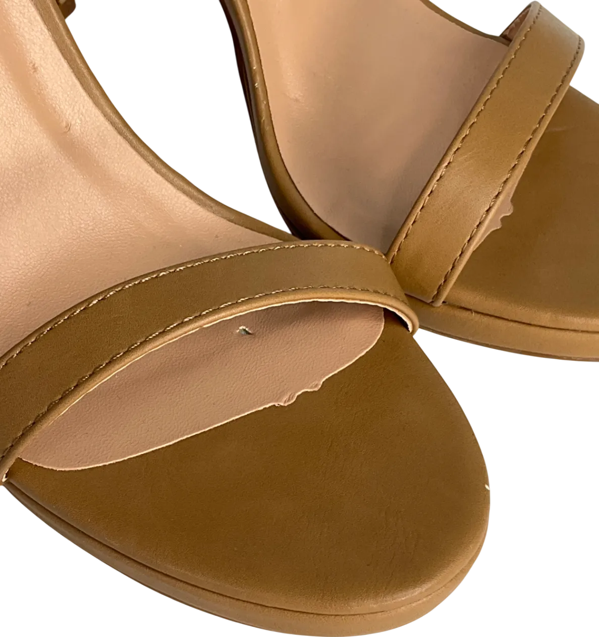 la bottine souriante Nude Lea Heeled Sandals UK 8 EU 41 