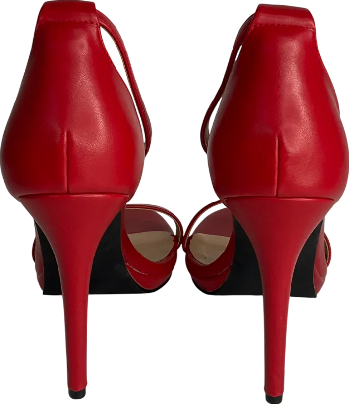 la bottine souriante Red Lea Heeled Sandals UK 8 EU 41 