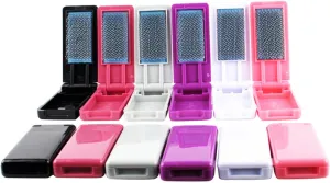 Ladies Women Men Ballroom Dance Shoes for Latin Salsa Tango Shoe Brush (Foldable Shoe Brush)