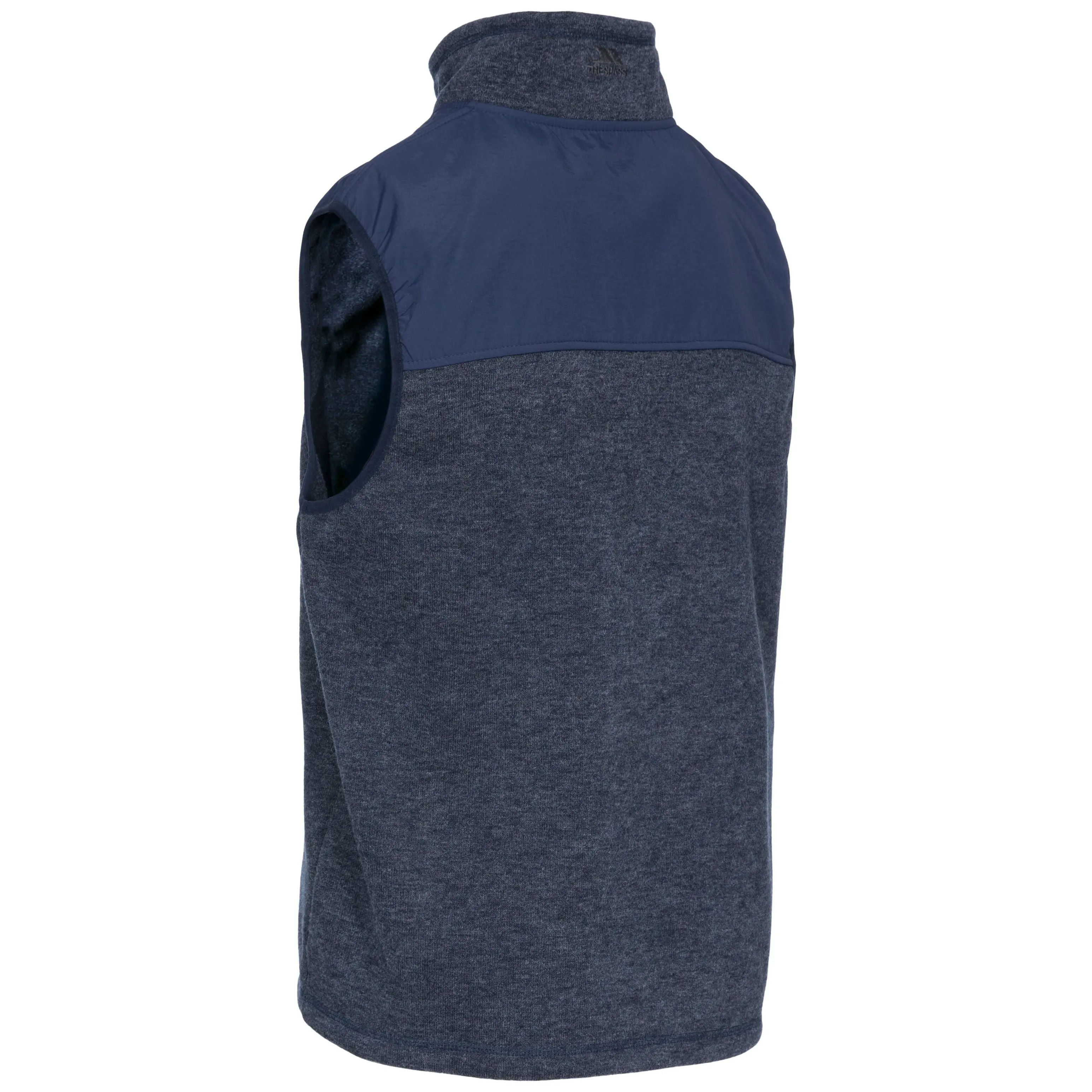 Leafminer Men's Fleece Gilet / Bodywarmer in Navy Melange