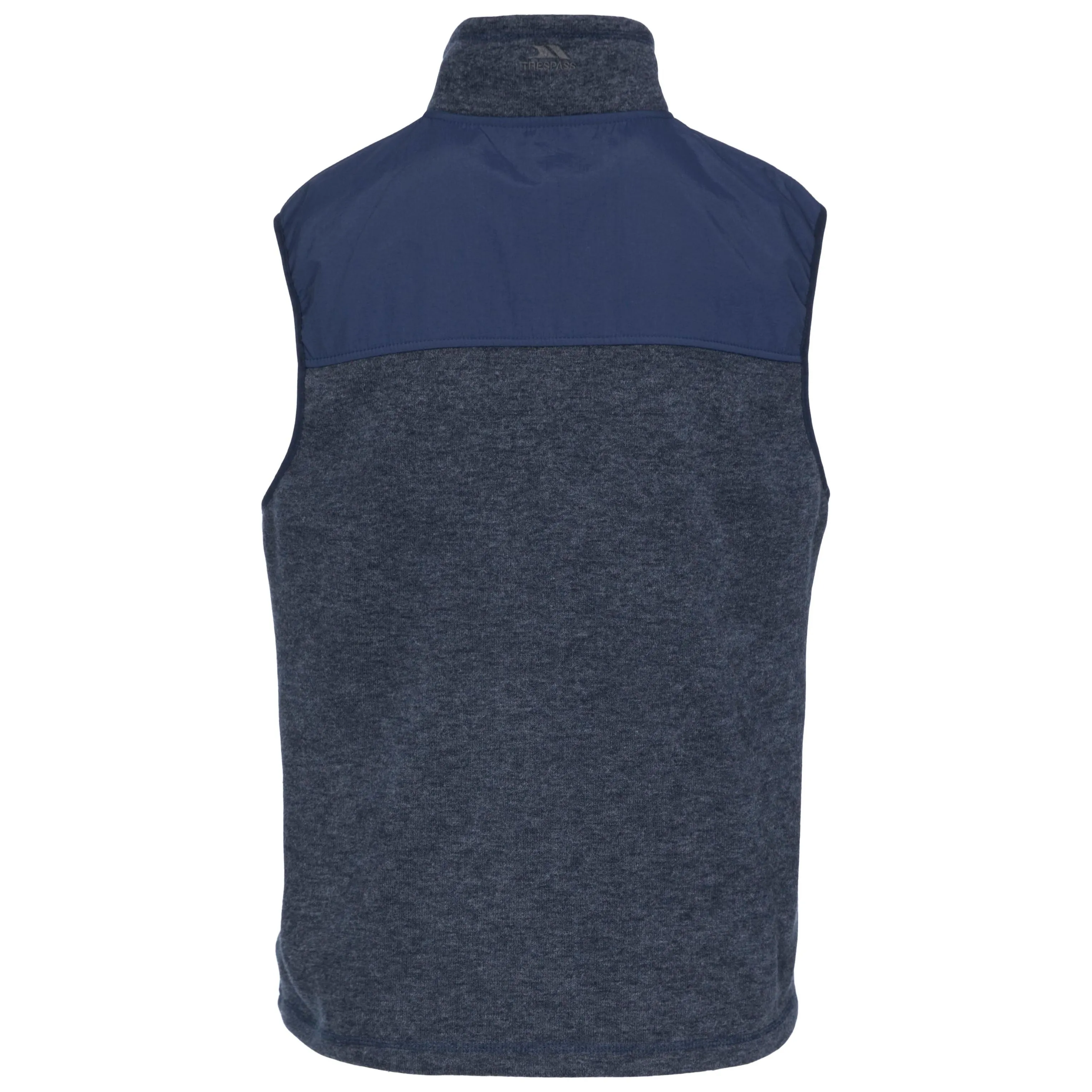 Leafminer Men's Fleece Gilet / Bodywarmer in Navy Melange
