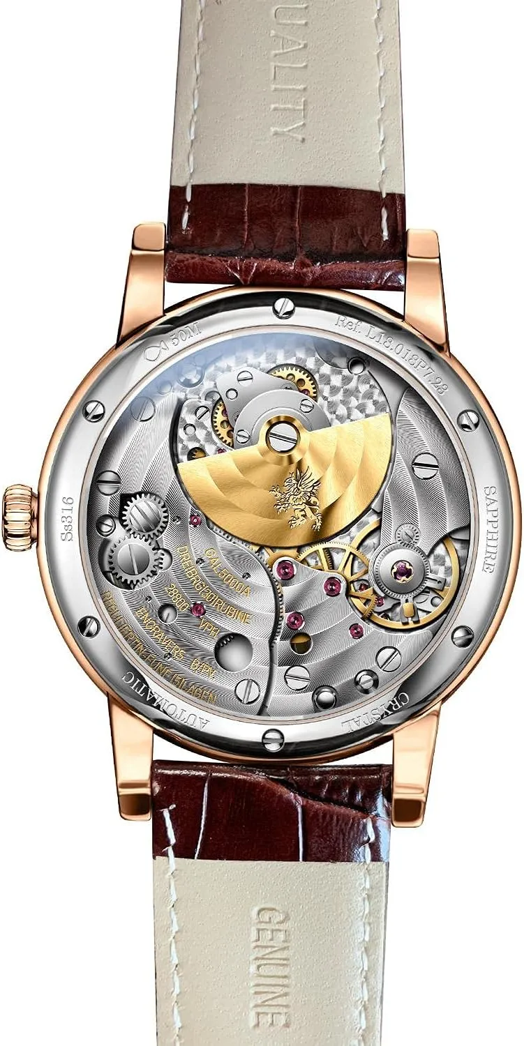 LOBINNI Men's Watch Mechanical Automatic Waterproof Wrist Male Dress Fashion Luxury Business Watches