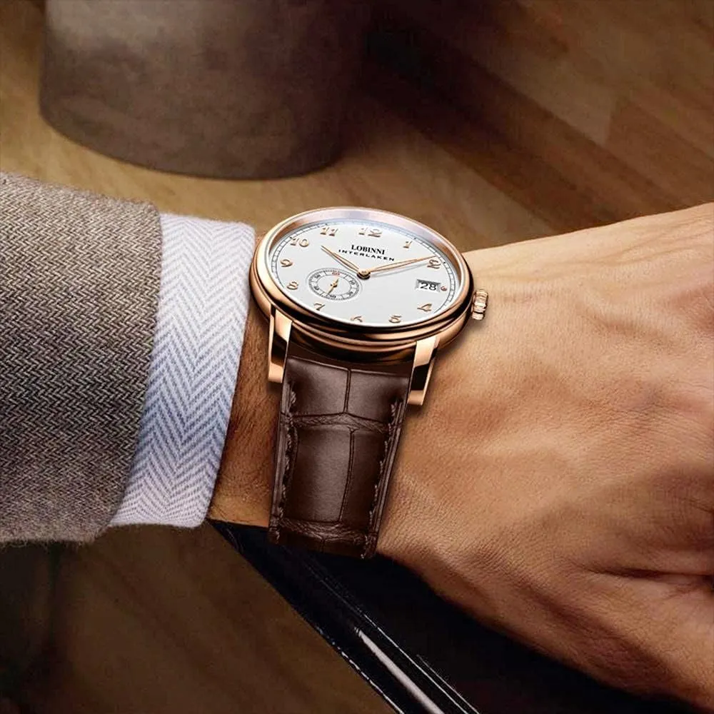 LOBINNI Men's Watch Mechanical Automatic Waterproof Wrist Male Dress Fashion Luxury Business Watches