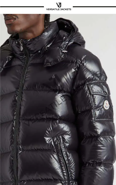 Maya Lacquer Finish Down Jacket