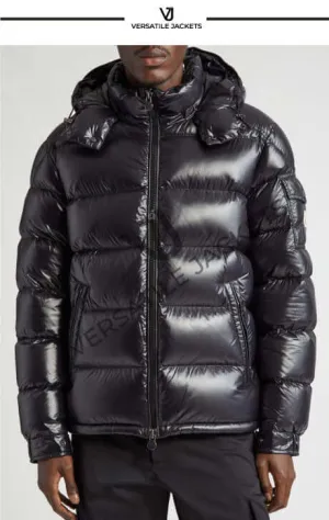 Maya Lacquer Finish Down Jacket